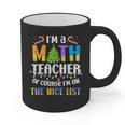 On The Nice List Christmas Math Teacher Women Men Graphic Print Coffee Mug, trending gift On The Nice List Christmas Math Teacher Women Men Graphic Print Coffee Mug, trending gift
