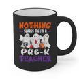 Nothing Scares Me I'm A Pre-K Teacher Halloween Ghosts Graphic Print Coffee Mug, trending gift Nothing Scares Me I'm A Pre-K Teacher Halloween Ghosts Graphic Print Coffee Mug, trending gift