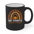 One Thankful Science Teacher Rainbow Boho Fall Thanksgiving Graphic Print Coffee Mug, Science Teacher Gifts, trending gift One Thankful Science Teacher Rainbow Boho Fall Thanksgiving Graphic Print Coffee Mug, Science Teacher Gifts, trending gift