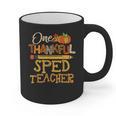 One Thankful Sped Teacher Cute Thanksgiving Women Graphic Print Coffee Mug, trending gift One Thankful Sped Teacher Cute Thanksgiving Women Graphic Print Coffee Mug, trending gift
