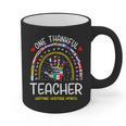 One Thankful Teacher Hispanic Heritage Month Countries Flags Graphic Print Coffee Mug, trending gift One Thankful Teacher Hispanic Heritage Month Countries Flags Graphic Print Coffee Mug, trending gift