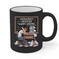 Overworked Underpaid Always Grading Teacher Graphic Print Coffee Mug, trending gift Overworked Underpaid Always Grading Teacher Graphic Print Coffee Mug, trending gift
