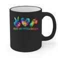Peace Love Physical Education Tie Dye Sports PE Teacher Graphic Print Coffee Mug, Pe Teacher Gifts, trending gift