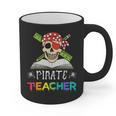 Pirate Teacher Halloween Skull Adult Graphic Print Coffee Mug, trending gift Pirate Teacher Halloween Skull Adult Graphic Print Coffee Mug, trending gift