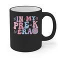 In My Pre K Era Groovy Back To School First Day Teacher Kids Graphic Print Coffee Mug, Groovy Teacher Gifts, trending gift