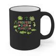 Progress Over Perfection Frog Back To School Teacher Graphic Print Coffee Mug, trending gift