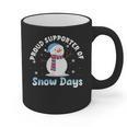 Proud Supporter Of Snow Days Teacher Graphic Print Coffee Mug, trending gift