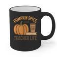 Pumpkin Spice And Teacher Life Halloween Teacher Graphic Print Coffee Mug, trending gift Pumpkin Spice And Teacher Life Halloween Teacher Graphic Print Coffee Mug, trending gift