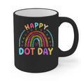 Rainbow Happy Dot Day Shirts Teacher Kids September 15th Graphic Print Coffee Mug, trending gift