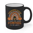 Rainbow I Teach The Cutest Pumpkins Kindergarten Teacher Men Women Graphic Print Coffee Mug, trending gift Rainbow I Teach The Cutest Pumpkins Kindergarten Teacher Men Women Graphic Print Coffee Mug, trending gift