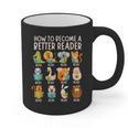 Reading Teacher How To Become a Better Reader Book Lover Fun Graphic Print Coffee Mug, trending gift Reading Teacher How To Become a Better Reader Book Lover Fun Graphic Print Coffee Mug, trending gift