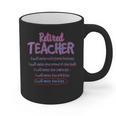 Retiring Teacher Tshirt For Retired Teachers For Men Women Graphic Print Coffee Mug, trending gift
