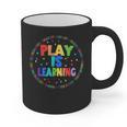 Retro Play Is Learning Teacher Back To School Graphic Print Coffee Mug, trending gift Retro Play Is Learning Teacher Back To School Graphic Print Coffee Mug, trending gift