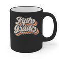 Retro Sunset Fifth Grade Teacher & Student Back To School Graphic Print Coffee Mug, trending gift