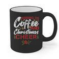 Running On Coffee And Christmas Cheer Lover Teacher For Men Women Kids Graphic Print Coffee Mug, trending gift Running On Coffee And Christmas Cheer Lover Teacher For Men Women Kids Graphic Print Coffee Mug, trending gift