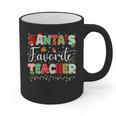 Santas Favorite Teacher Christmas Matching Xmas Men Women Graphic Print Coffee Mug, trending gift Santas Favorite Teacher Christmas Matching Xmas Men Women Graphic Print Coffee Mug, trending gift