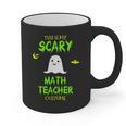 Scary Math Teacher Costume Halloween Lazy Easy Christmas Graphic Print Coffee Mug, trending gift
