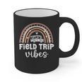 School Bus Trip Vibes Students Teachers Students Field Trip Graphic Print Coffee Mug, trending gift