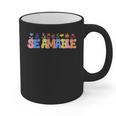 Se Amable Be Kind In Spanish Groovy Teacher Flowers Graphic Print Coffee Mug, Groovy Teacher Gifts, trending gift