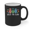 Seize The Clay Pottery Teacher Ceramics Potter Maker Graphic Print Coffee Mug, trending gift Seize The Clay Pottery Teacher Ceramics Potter Maker Graphic Print Coffee Mug, trending gift