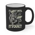 Skeleton Music Teacher I'Ll Wait Until It's Quiet Graphic Print Coffee Mug, trending gift Skeleton Music Teacher I'Ll Wait Until It's Quiet Graphic Print Coffee Mug, trending gift