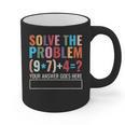 Solve The Problem 67 Six Seven Math Teacher School Graphic Print Coffee Mug, trending gift Solve The Problem 67 Six Seven Math Teacher School Graphic Print Coffee Mug, trending gift