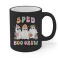 SPED Boo Crew Halloween Floral Ghost Special Ed SPED Teacher For Men Women Kids Graphic Print Coffee Mug, trending gift SPED Boo Crew Halloween Floral Ghost Special Ed SPED Teacher For Men Women Kids Graphic Print Coffee Mug, trending gift