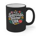In My Substitute Teacher Era Graphic Print Coffee Mug, trending gift