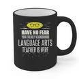 Super Language Arts Teacher Have No Fear T-Shirt Graphic Print Coffee Mug, Super Teacher Gifts, trending gift