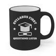 SYLLABUS PROFESSOR TEACHER Graphic Print Coffee Mug, trending gift