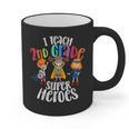 I Teach 2nd Grade Superheroes Back To School Teacher Men Women Girls Kids Graphic Print Coffee Mug, 2nd Grade Teacher Gifts, trending gift