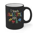 I Teach Awesome Kids Shirt Autism Special Education Teacher Graphic Print Coffee Mug, trending gift