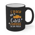 I Teach The Cutest Pumpkins In The Patch Teacher School For Men Women Kids Graphic Print Coffee Mug, trending gift I Teach The Cutest Pumpkins In The Patch Teacher School For Men Women Kids Graphic Print Coffee Mug, trending gift