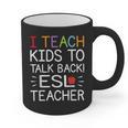 I Teach Kids To Talk Back ESL ESOL Teacher School Team Group Graphic Print Coffee Mug, Esl Teacher Gifts, trending gift I Teach Kids To Talk Back ESL ESOL Teacher School Team Group Graphic Print Coffee Mug, Esl Teacher Gifts, trending gift