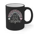 Teach Love Inspire Teacher Graphic Print Coffee Mug, trending gift Teach Love Inspire Teacher Graphic Print Coffee Mug, trending gift