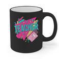 Teacher 90s Retro Colorful Teacher Of The 90s Back To School Graphic Print Coffee Mug, 90s Teacher Gifts, trending gift Teacher 90s Retro Colorful Teacher Of The 90s Back To School Graphic Print Coffee Mug, 90s Teacher Gifts, trending gift