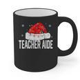 Teacher Aide Christmas Women Family Matching Group Xmas Graphic Print Coffee Mug, trending gift