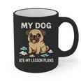 Teacher My Dog Ate My Lesson Plans School Staff Graphic Print Coffee Mug, trending gift Teacher My Dog Ate My Lesson Plans School Staff Graphic Print Coffee Mug, trending gift