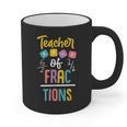 Teacher Of Fractions For Math Teacher Graphic Print Coffee Mug, trending gift