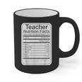 Teacher Nutrition Facts Teachers Nutritional Fact Graphic Print Coffee Mug, trending gift