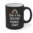 This Is My Teacher Pajama Shirt Teacher Life Tee Graphic Print Coffee Mug, trending gift This Is My Teacher Pajama Shirt Teacher Life Tee Graphic Print Coffee Mug, trending gift