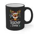 Teacher Squad Red Plaid Rudolph Reindeer Christmas Graphic Print Coffee Mug, trending gift Teacher Squad Red Plaid Rudolph Reindeer Christmas Graphic Print Coffee Mug, trending gift