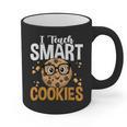 Teacher I Teach Smart Cookies Nerd Graphic Print Coffee Mug, trending gift Teacher I Teach Smart Cookies Nerd Graphic Print Coffee Mug, trending gift