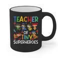 Teacher Of Tiny Superheroes Teach 100th Day Of School Men Women Girls Kids Graphic Print Coffee Mug, trending gift Teacher Of Tiny Superheroes Teach 100th Day Of School Men Women Girls Kids Graphic Print Coffee Mug, trending gift