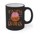 Teachers Love Brains Halloween T-Shirt For Men Women Graphic Print Coffee Mug, trending gift