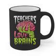 Teachers Love Brains Zombie Teacher Halloween Zombies Graphic Print Coffee Mug, trending gift Teachers Love Brains Zombie Teacher Halloween Zombies Graphic Print Coffee Mug, trending gift