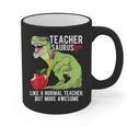 Teachersaurus Rex Dinosaur Like A Normal Teacher Saurus Graphic Print Coffee Mug, trending gift Teachersaurus Rex Dinosaur Like A Normal Teacher Saurus Graphic Print Coffee Mug, trending gift