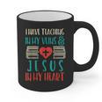 Teaching In My Veins Jesus In My Heart God Christian Teacher Graphic Print Coffee Mug, trending gift Teaching In My Veins Jesus In My Heart God Christian Teacher Graphic Print Coffee Mug, trending gift