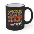 Thankful For My Kindergarten Turkeys Thanksgiving Teacher Graphic Print Coffee Mug, trending gift Thankful For My Kindergarten Turkeys Thanksgiving Teacher Graphic Print Coffee Mug, trending gift