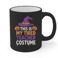 This Is My Tired Teacher Costume Halloween Graphic Print Coffee Mug, trending gift This Is My Tired Teacher Costume Halloween Graphic Print Coffee Mug, trending gift
